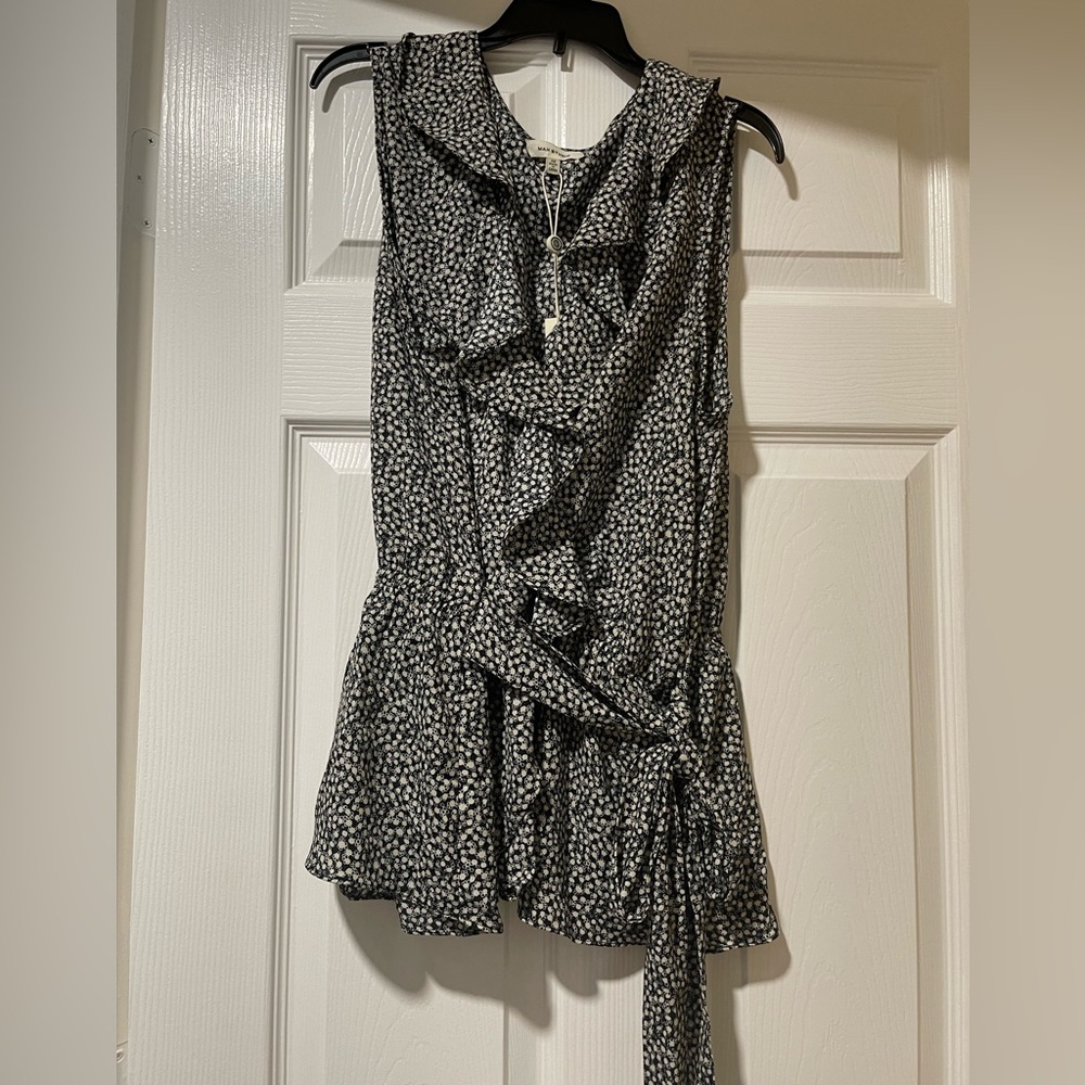 NWT Max studio wrap blouse
